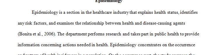 Describe how epidemiological data influences changes in health practices.