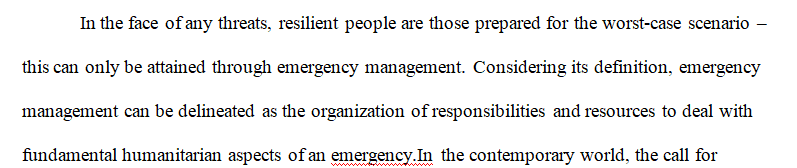 Describe how the role of the emergency service manager is changing