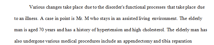Evaluate the Health History and Medical Information for Mr. M
