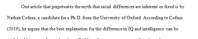 Find an example from media or popular culture that perpetuates the myth of racial categories