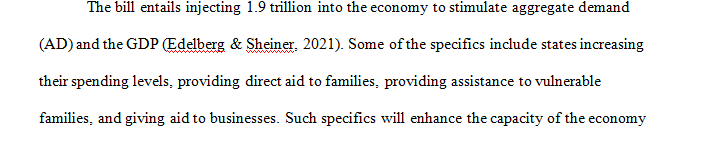 How do the specifics of the bill matter in terms of enhancing the economy’s capacity for long-run growth in addition to short-run stimulus