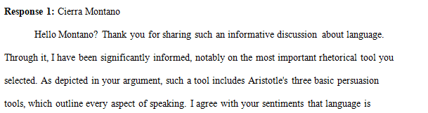 I think that the most important rhetorical tool for speaking are Aristotle's 3 basic tools of persuasion.