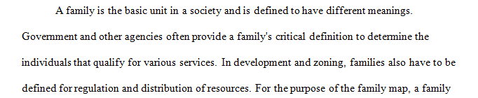 In this assignment you will have the opportunity to develop skills in the use of family maps or genograms.