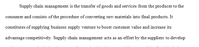 What is the difference between supply chain management and demand management