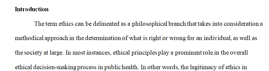 Discuss ethical principles that should guide public health decisions, including human rights issues.