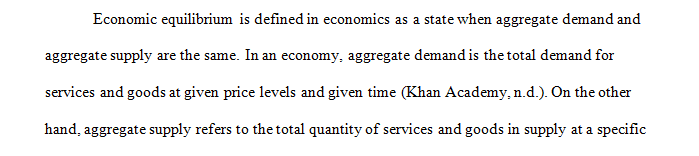 How the economy returns to equilibrium in response to changes in aggregate demand (AD) and aggregate supply (AS) in both the short run and long run.