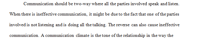 How would you describe the communication climate you observed in the video