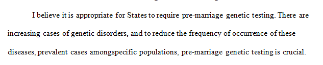 In the United States, most state health departments require screening for genetic disorders in newborns. 