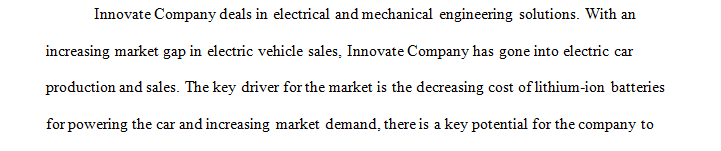 Research a particular authentic company industry or a fabricated company industry. 