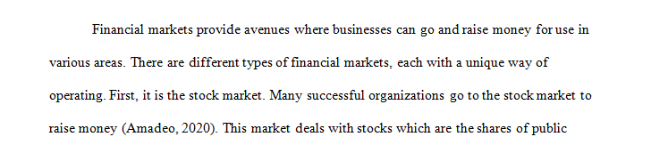 Research how financial markets and institutions influence the US and global economies.