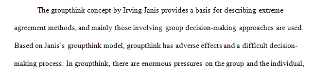 Research how leadership can avoid the snares of groupthink 