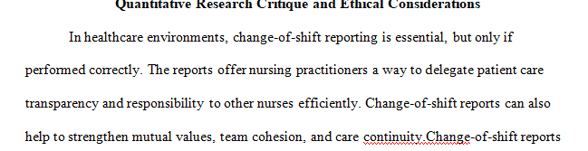 Write a critical appraisal that demonstrates comprehension of two quantitative research studies.