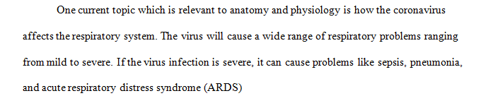 A 500-words essay on a current scientific topic relevant to Anatomy & physiology