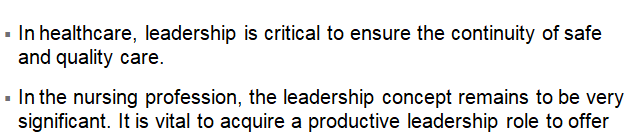 Create a slide that summarizes your leadership style traits and practices.
