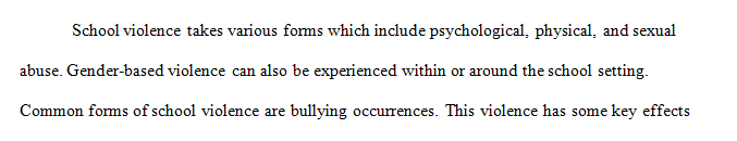 Critical analysis of an important social issue in society