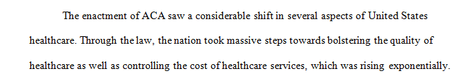 Examine changes introduced to reform or restructure the U.S. health care delivery system.