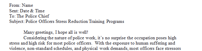 Imagine that you are currently working in your field of study in an entry level professional position