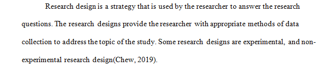 Provide examples of experimental and nonexperimental research design.
