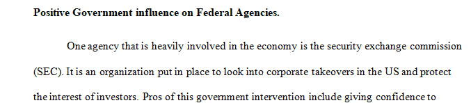 Review credible sources to gain an understanding of the pros and cons of government intervention.