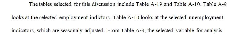 Select any two tables that will be provided you would like to compare over time.