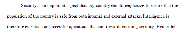 Select the one proposal that you feel has had the biggest impact on U.S. counterintelligence operations.