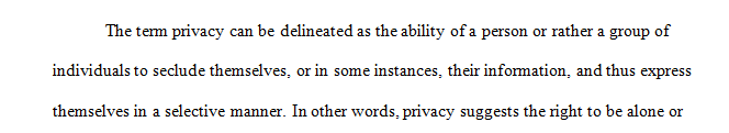 What is the meaning of having a Fourth Amendment expectation of privacy