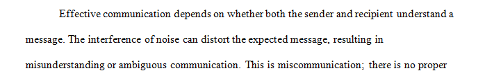Write a paper analyzing how easy it is for miscommunication to take place.