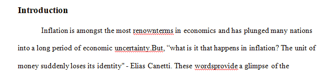 An Assignment on (Inflation: its nature role and control in economy)