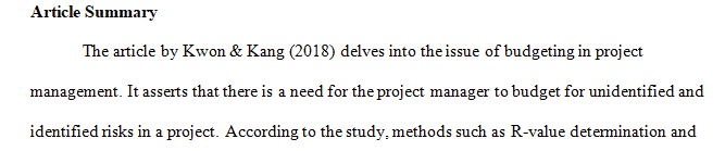 Discuss the author's perspective with respect to project management.