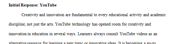 Examine one of the technologies you selected in the first discussion.