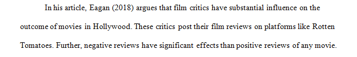 Find an example of criticism (be it literary musical or film) and post the link to the article