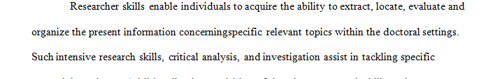 Identify three themes common to the articles and write a synthesis paper about research skills using evidence from the articles to support your themes.