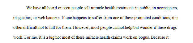 Many people fall prey to the allure of anecdotal evidence.