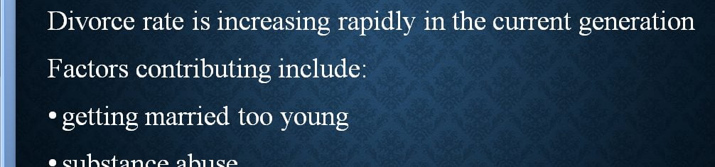 Persuasive Speech on Divorce and children
