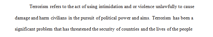 Select a terrorist organization likely to conduct a major and imminent attack within the United States