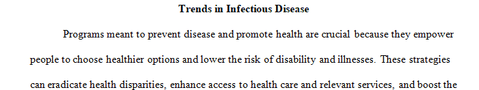 Understanding diseases present within the community allows public health nurses to prioritize health promotion and disease prevention strategies.