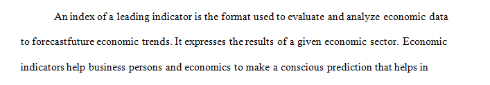 What helps economists forecast the economy