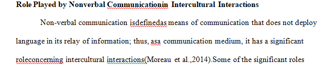 What role does nonverbal communication play in intercultural interactions