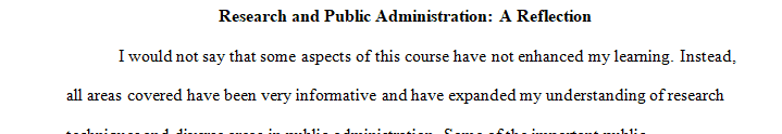 What were some aspects of the work that did and did not enhance your learning