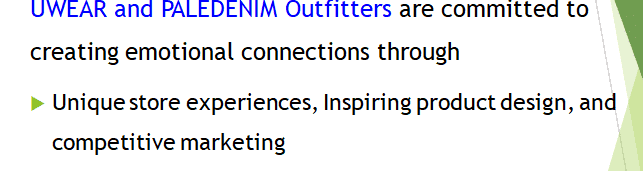 Write a mission statement for the new company