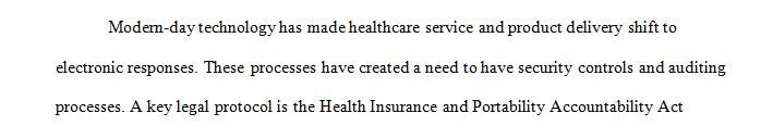 Write a security report that identifies potential security and technical safeguard violations in a health care organization's audit report