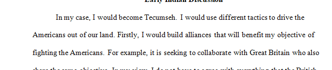 You are to become this leader and describe how you challenged the English or the United States government 