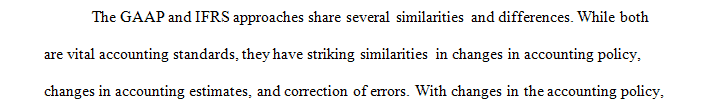 Compare and contrast the differences in the Walmart financial statements if the company were to use International Financial Reporting Standards (IFRS)