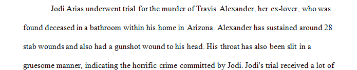 Compare two criminal trials that occurred in the United States.