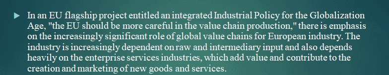 Discuss the role of value chains and value-added production