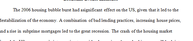 Economic Events Influence on Economic Activity Analysis