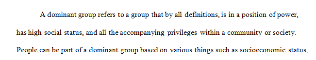 Members of dominant ethnic and racial groups may assume that other groups' struggles are not their own