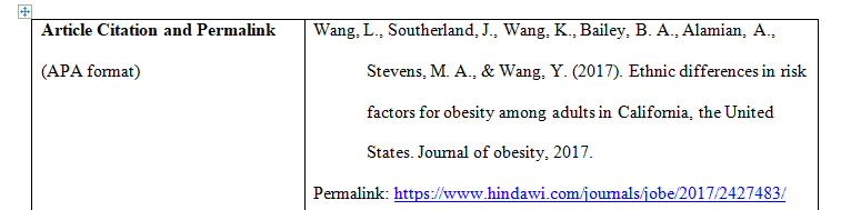 Search the GCU Library and find one new health care article that uses quantitative research.