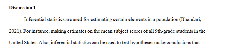 Some researchers contend generalizability is a cornerstone for working with inferential statistics.