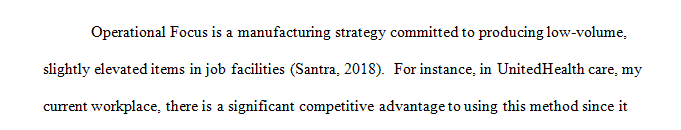 What competitive advantage can these companies have with these processes
